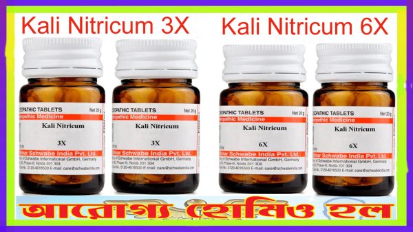 কালি নাইট্রিকাম (৩X-৬X)